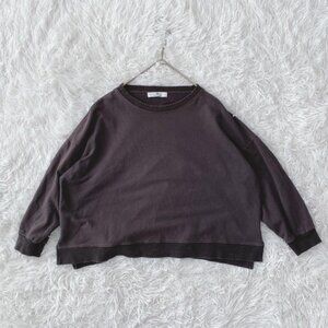 Sunny Cotton  Simple Sweatshirt